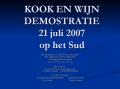 KOOK EN WIJN DEMOSTRATIE
