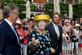 Bezoek koningin Beatrix aan Workum