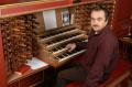 Martin Mans in de St. Gertrudiskerk in Workum