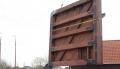 Nieuwe sluisdeuren  ‘te plak’.