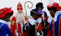  Aankomst sint in haven van Workum.