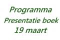 Programma Presentatie boek van Henk Gorter