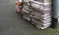 Ophalen oud papier in de zomer