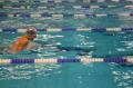 Vincent Visser in actie op zwemkampioenschappen