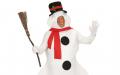 Levende sneeuwpoppen in Workum