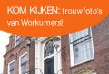 Trouwfoto's in de bibliotheek